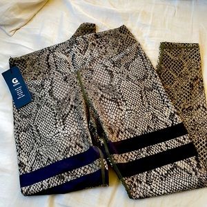 NWT Grrrl snake skin leggings